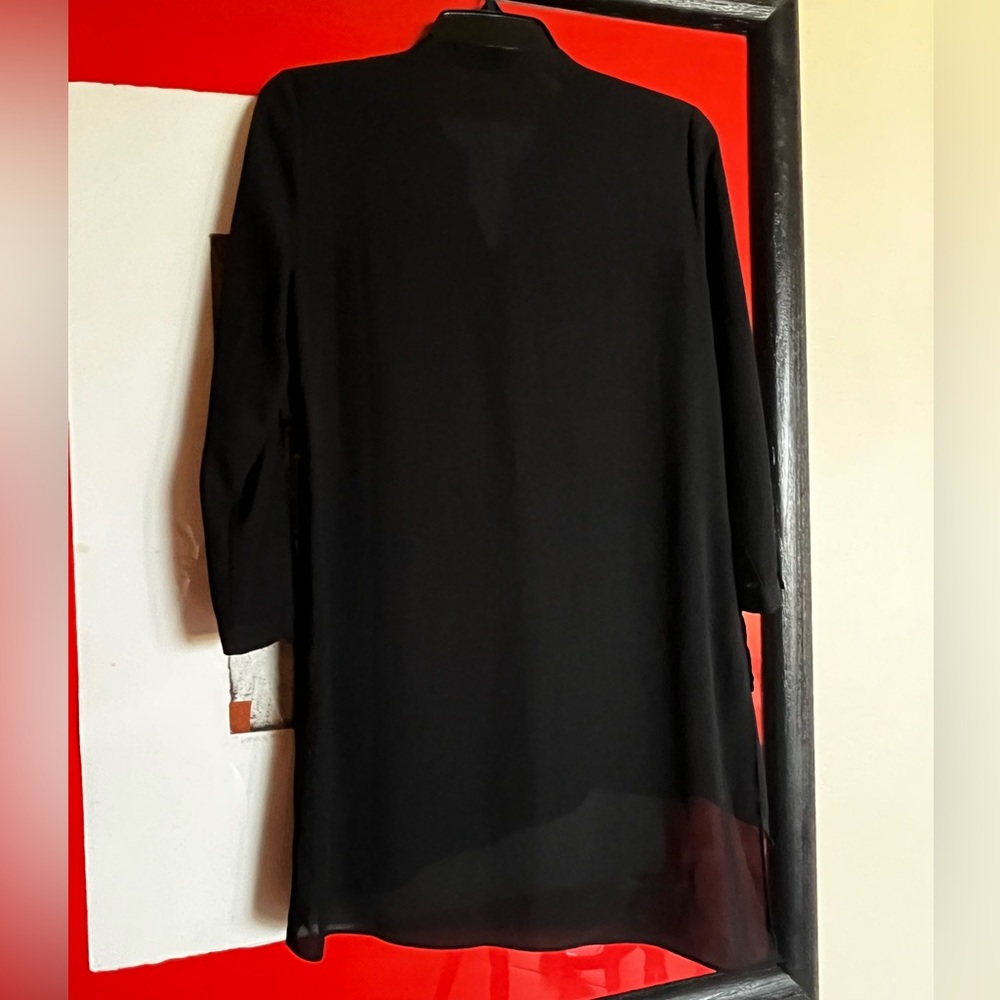 High low Zac & Rachel black blouse - Picture 2 of 6